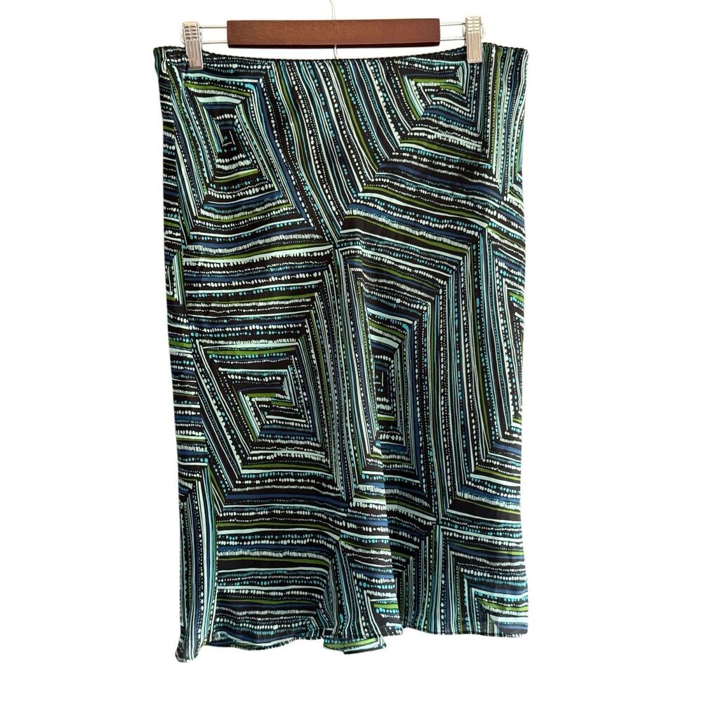Vintage‎ Y2K Silk Skirt Midi Fairy Grunge Whimsigoth Retro Moody Sheer Art S/M
